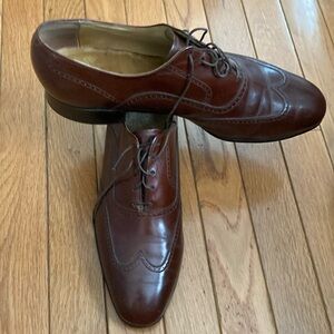 Classic Brown Leather Men's Dress Shoes